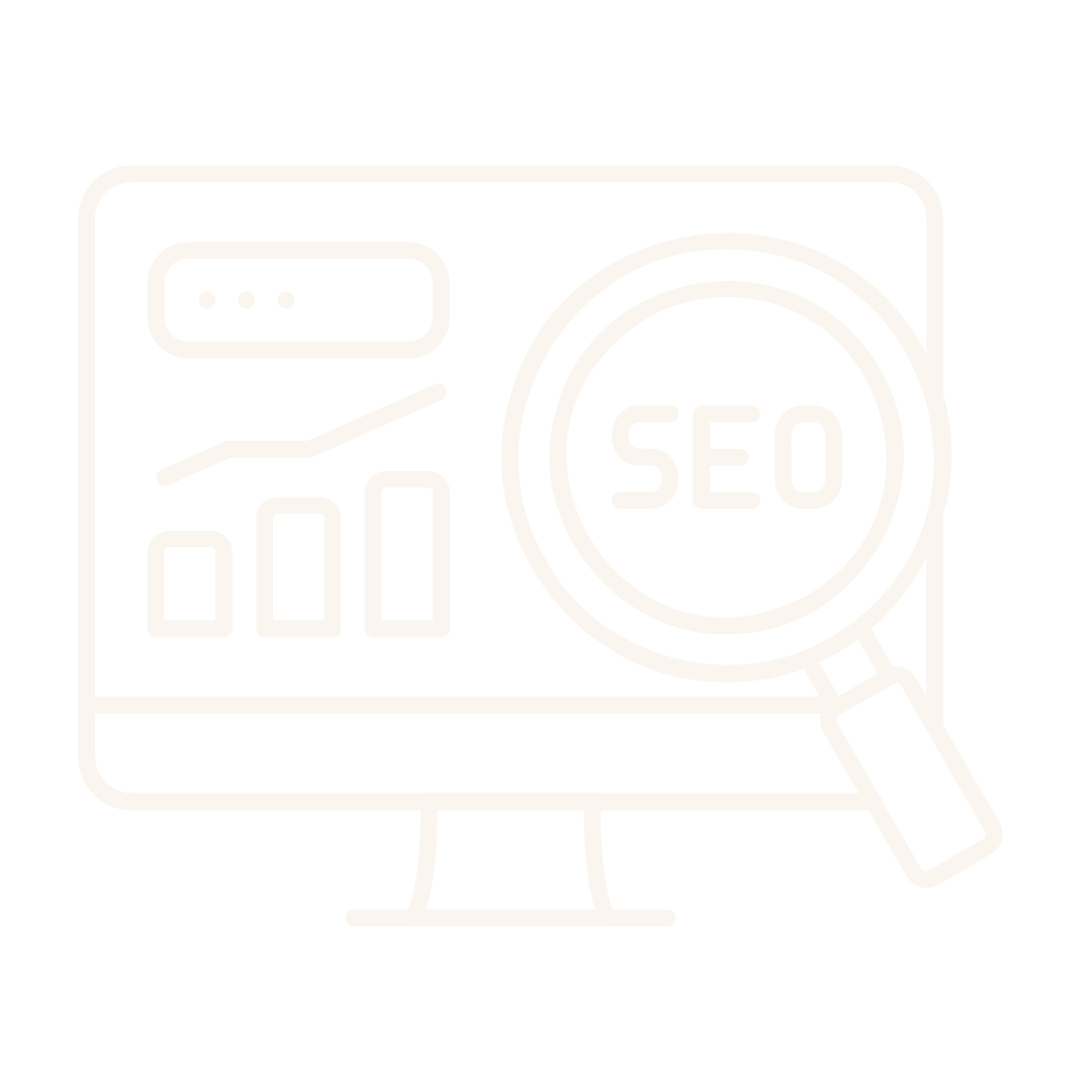 illustrazione computer con grafico di miglioramento seo